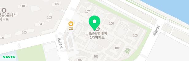 배곧 센텀베이1차아파트 어린이집 앞 유아놀이터 지도 이미지