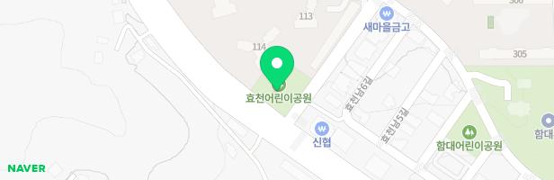효천지구 제3호 어린이공원 지도 이미지