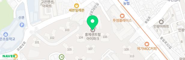 홍제센트럴아이파크 108동 옆 어린이놀이터2 지도 이미지