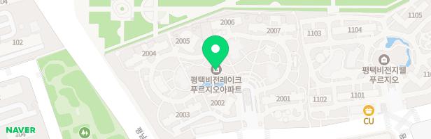 평택비전레이크푸르지오 2006동~2007동 앞 어린이놀이터2 지도 이미지