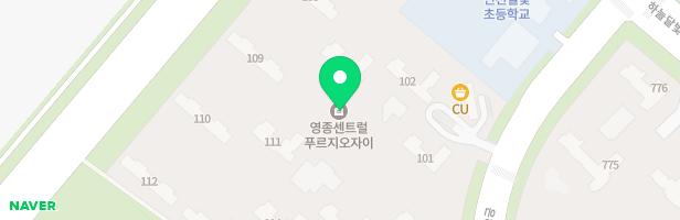 영종하늘도시 푸르지오자이 104동 앞 어린이놀이터1-2 지도 이미지