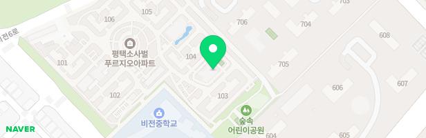 평택소사벌푸르지오 103동 앞 어린이놀이터2 지도 이미지