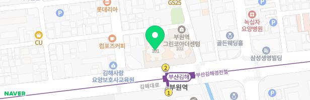 부원역 그린코아 더 센텀 아파트 5층 101동 옆 놀이시설 지도 이미지