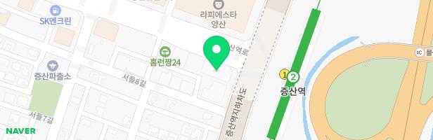 초원 참숯골 증산점 식당 내 놀이시설 지도 이미지