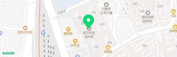 퀸즈타운W 어린이놀이터 지도 이미지