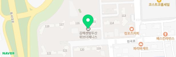 김해센텀두산위브더제니스 124동 앞 어린이놀이터4 지도 이미지