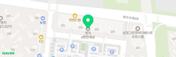 명지 대림 이편한세상 어린이놀이터(104동앞) 지도 이미지