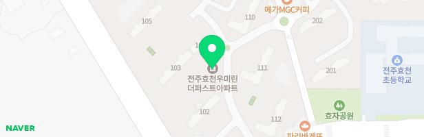 효천우미린더퍼스트아파트 107동앞(보육시설) 지도 이미지