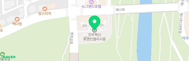 휴앤인 엘리시움 주상복합아파트 유아놀이터(101동, 102동 사이 4층 옥상정원내) 지도 이미지