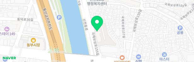 신천동서맨션 내 어린이놀이시설 지도 이미지