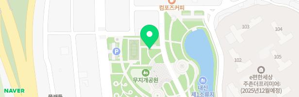 무지개공원(제1호 근린공원) 지도 이미지