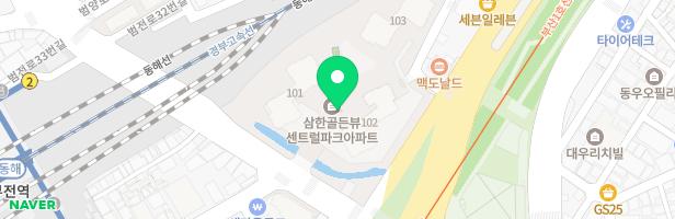 삼한골든뷰센트럴파크아파트 어린이놀이터-1 (103동 옆) 지도 이미지