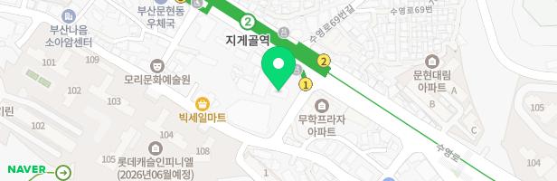 부산남구 착한소 문현점.식당내 놀이시설 지도 이미지