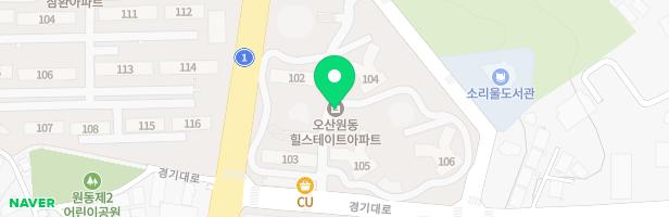 힐스테이트아파트 유아놀이터 지도 이미지