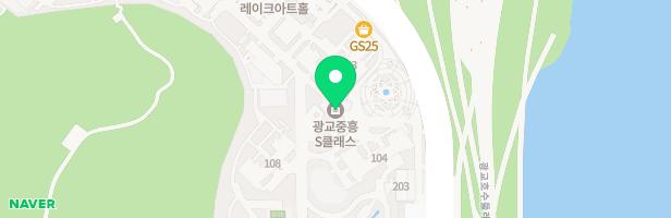 광교중흥S클래스 106동 앞 호수빛놀이공원 지도 이미지