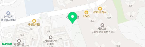 함박웃음(하갈지구 1호) 어린이공원-1 지도 이미지