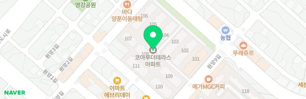 코아루 더 테라스 아파트 놀이시설 지도 이미지