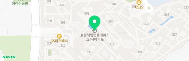 평택효성해링턴플레이스 2단지아파트 212동옆 어린이놀이터2 지도 이미지