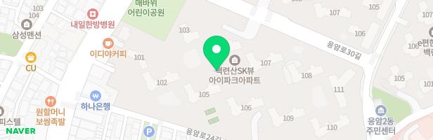 백련산SK뷰아이파크 어린이놀이터1(105동앞) 지도 이미지