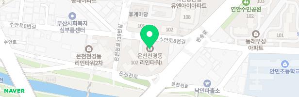 온천천경동리인타워 어린이놀이터 지도 이미지