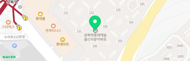 성복역 롯데캐슬골드타운 108동 앞 어린이놀이터4 지도 이미지