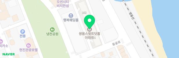 천곡 쌍용 아파트 지도 이미지