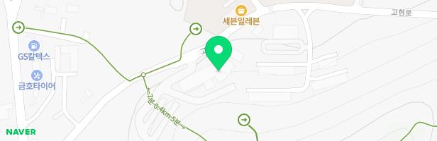신현교회 내 사랑나무동산옆 지도 이미지