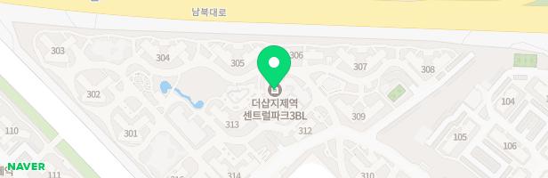 더샵지제역센트럴파크 3단지 어린이집유아놀이터(306동뒤) 지도 이미지