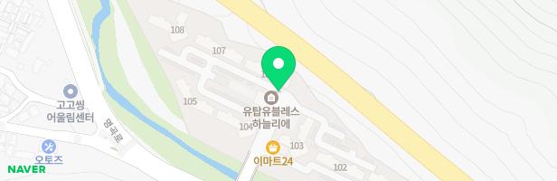 유탑 유블레스 하늘리에 아파트 어린이놀이시설2 지도 이미지