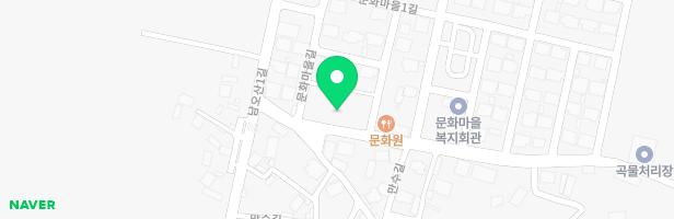 오산 문화마을 쌈지공원 지도 이미지