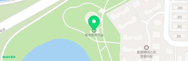 유수지근린공원 유아숲체험원 모래놀이터 지도 이미지
