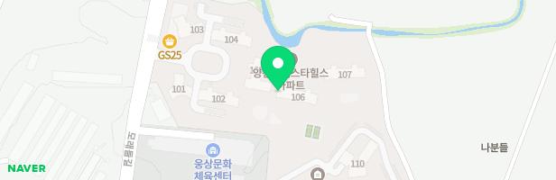 서희스타힐스 107동 어린이놀이터 지도 이미지