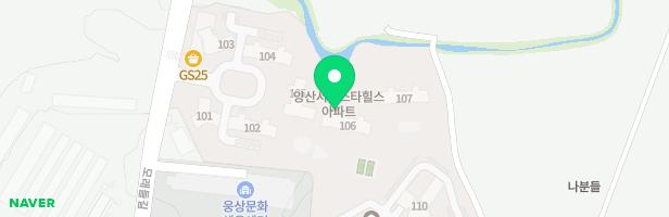 서희스타힐스 106동 어린이놀이터 지도 이미지