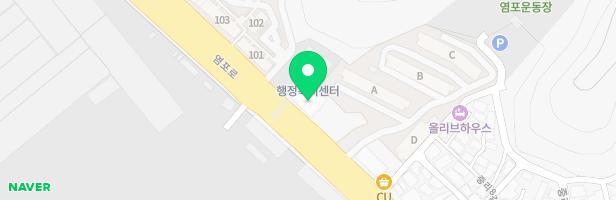 염포교회 실내놀이시설 지도 이미지