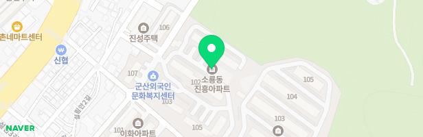 진흥아파트 106동 옆 지도 이미지