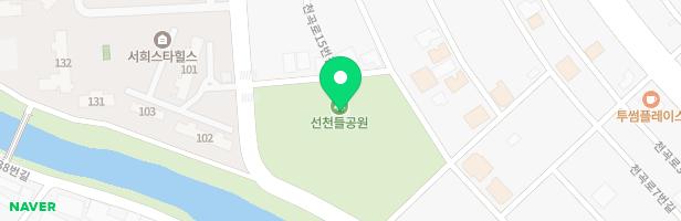 선천들공원(제2호 근린공원) 지도 이미지