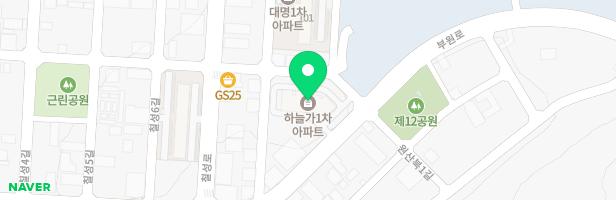 하늘가 1차아파트 놀이터 지도 이미지