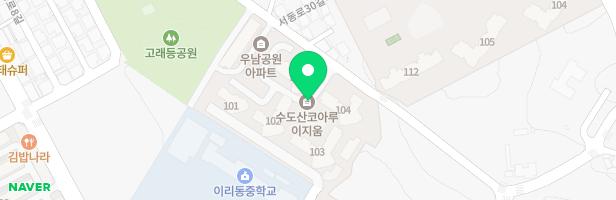익산수도산코아루이지움아파트 어린이놀이터(103동 옆) 지도 이미지