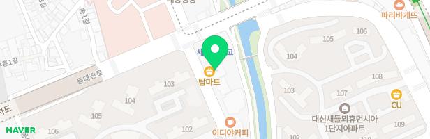 샤브쌈주머니 대동점 지도 이미지