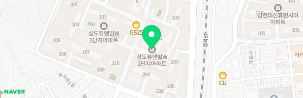김천삼도뷰엔빌W2단지 실내어린이놀이터 지도 이미지