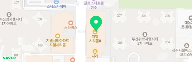 챔피언 청주지웰점 지도 이미지