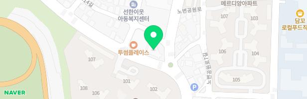 큰숲 맑은샘 교회 내 실내놀이시설 지도 이미지