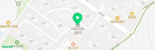 더 래디언트 금정산 어린이놀이터-1 (102동앞) 지도 이미지