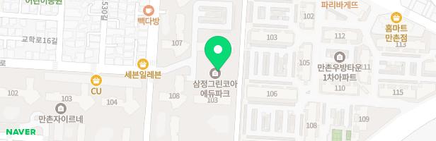 그린코아에듀파크아파트 101동 유아놀이터 지도 이미지