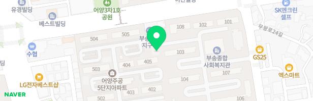 전북 익산 부송 주공1차 아파트 104동앞 놀이시설 지도 이미지