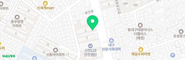 신천보성아파트 1동뒤 놀이터 지도 이미지