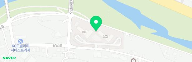 괴산동부 LH 행복마을 아파트 102동 앞 놀이시설 지도 이미지