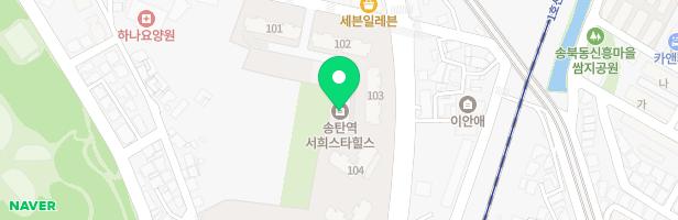 서희스타힐스아파트 어린이놀이터3(105동앞) 지도 이미지