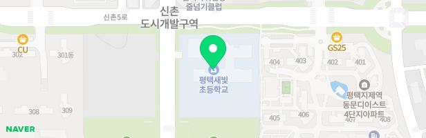 평택새빛초등학교 지도 이미지