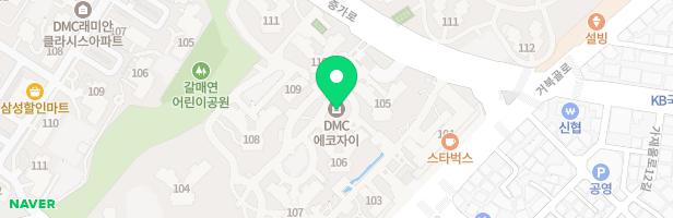 DMC에코자이아파트 놀이터3(108동앞) 지도 이미지